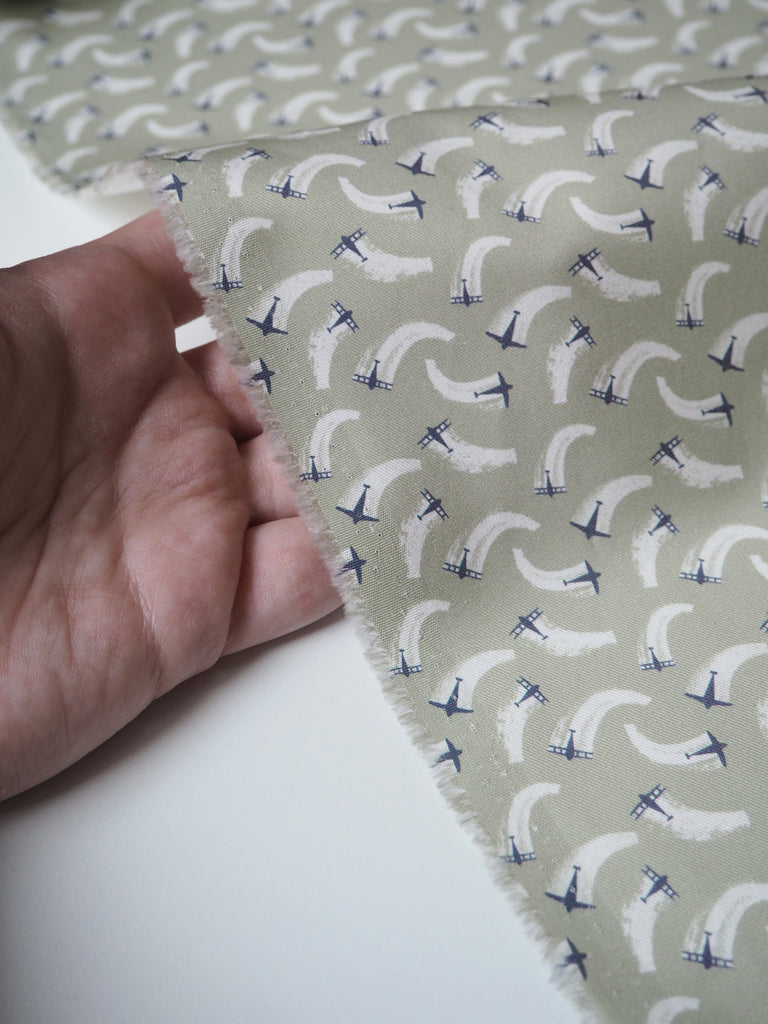 Liberty Green Flying Start Cotton Twill