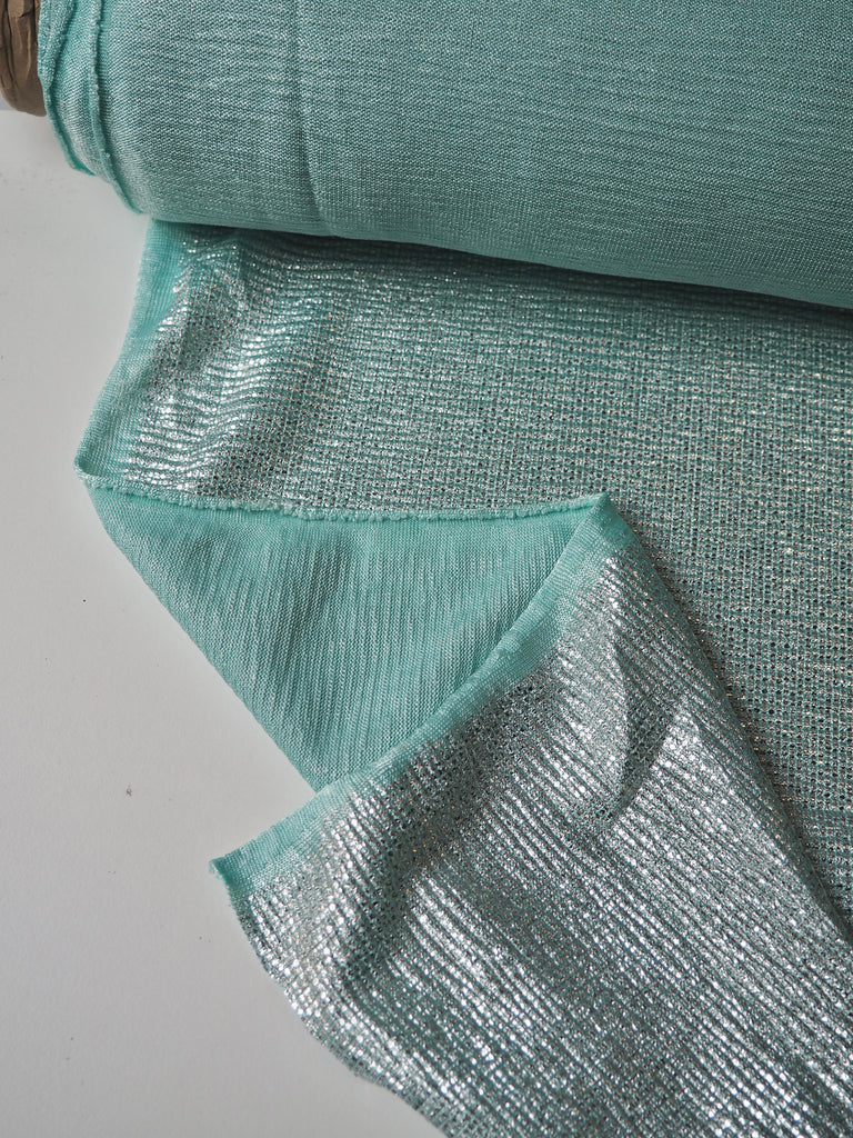 Mint Metallic Jersey