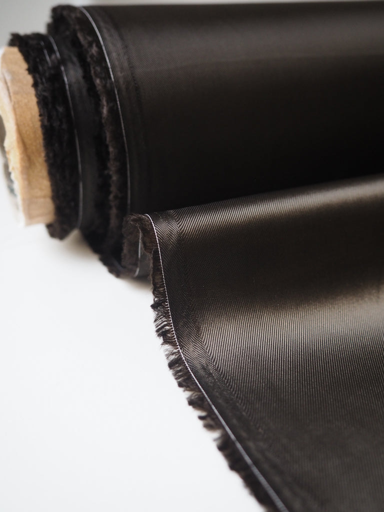 Mocha Viscose Satin Twill Lining