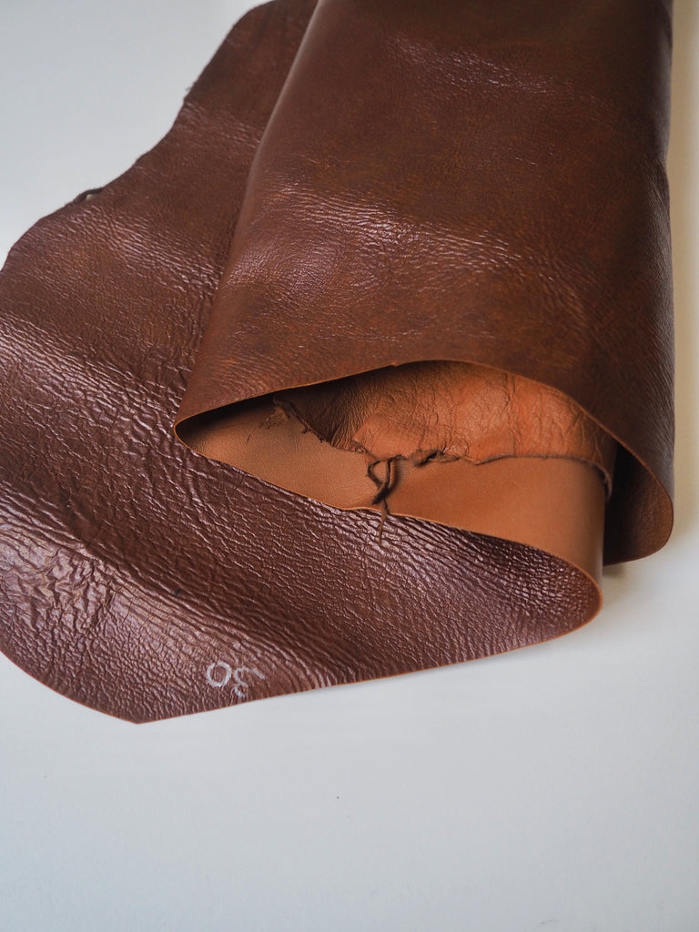 Dark Oak Distressed Calfskin