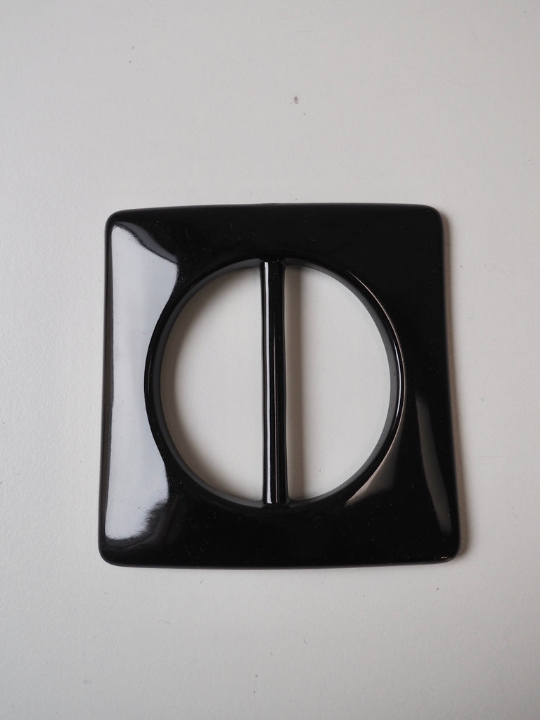 Black Square + Circle Centre Slider 6cm