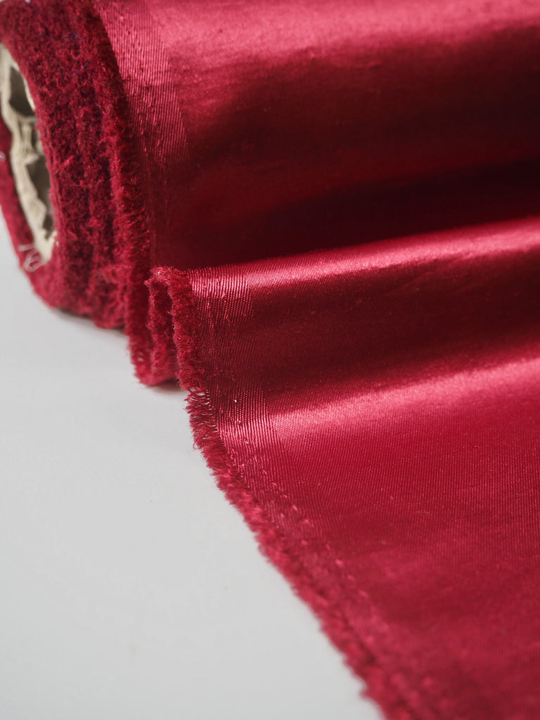 Ruby Worsted Satin
