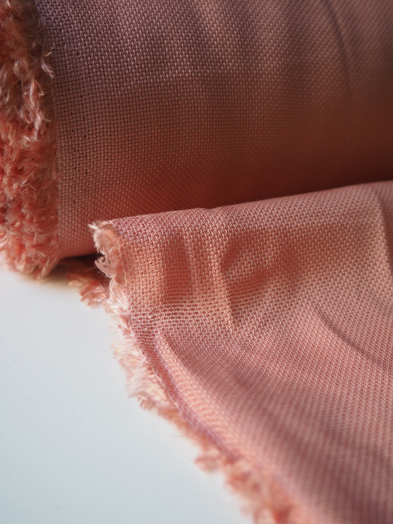 Salmon Textured Tencel