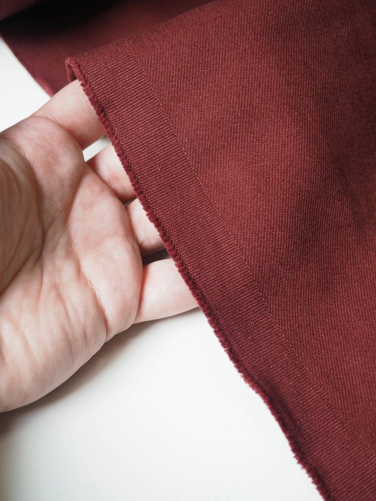 Maroon Cotton Twill