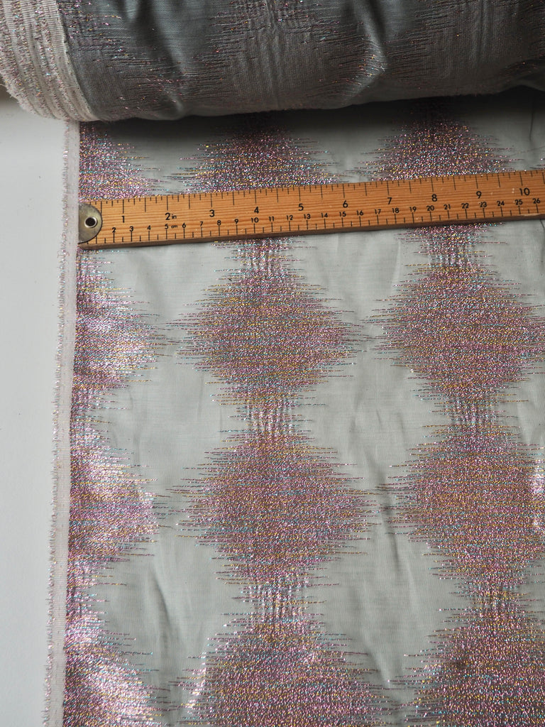 Pastel Rainbow Diamond Metallic Organza