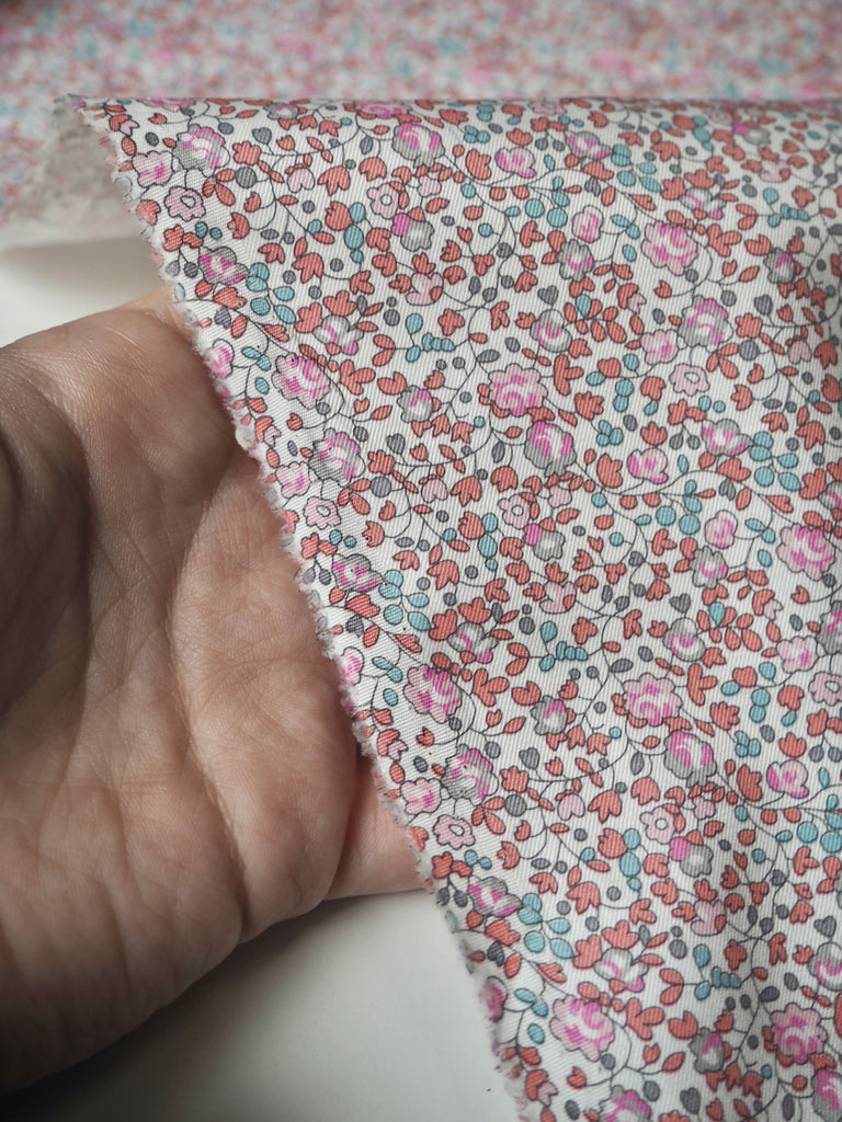 Liberty Pink Ditsy Bloom Cotton Twill
