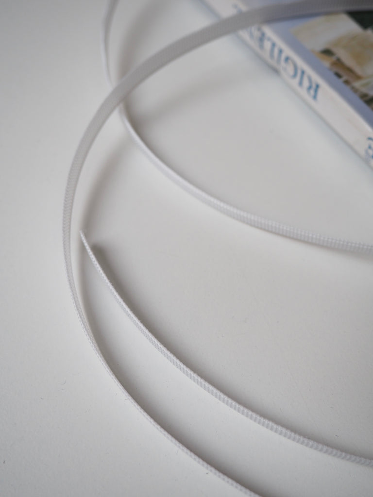 White Polyester Boning 8mm