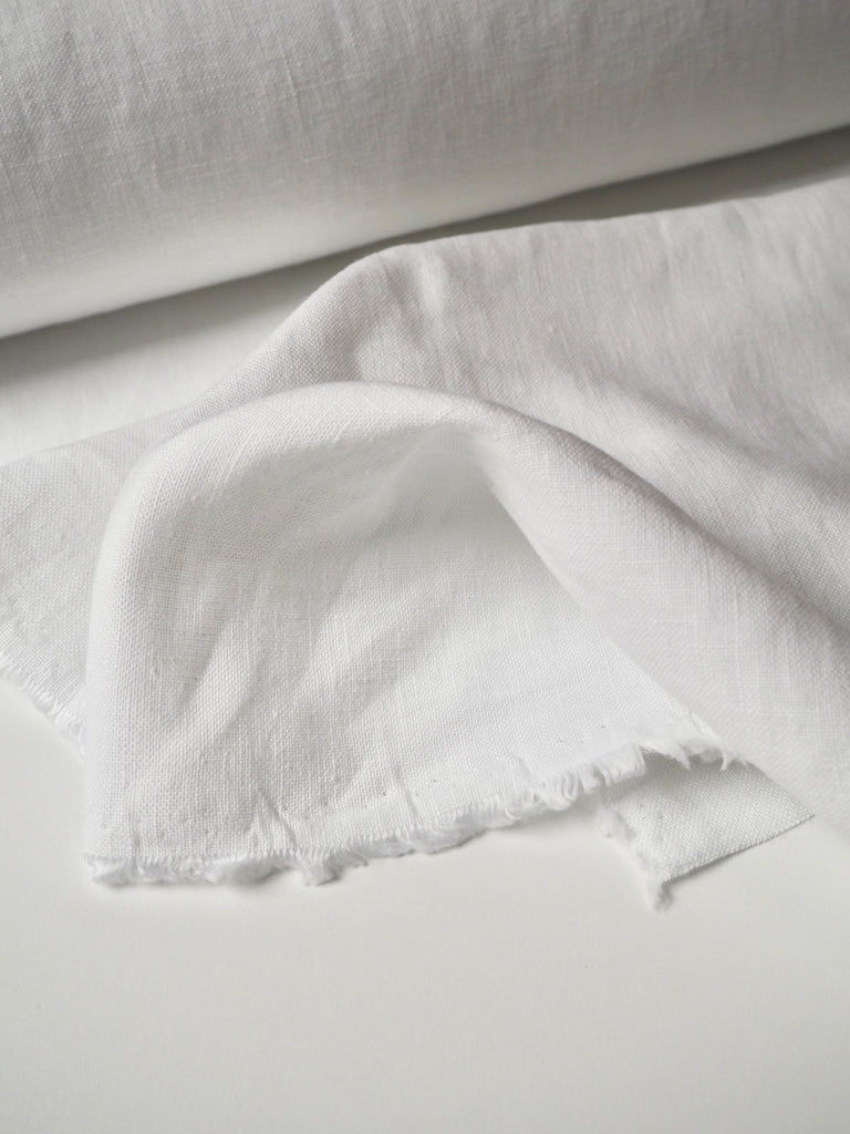 White Mediumweight Linen