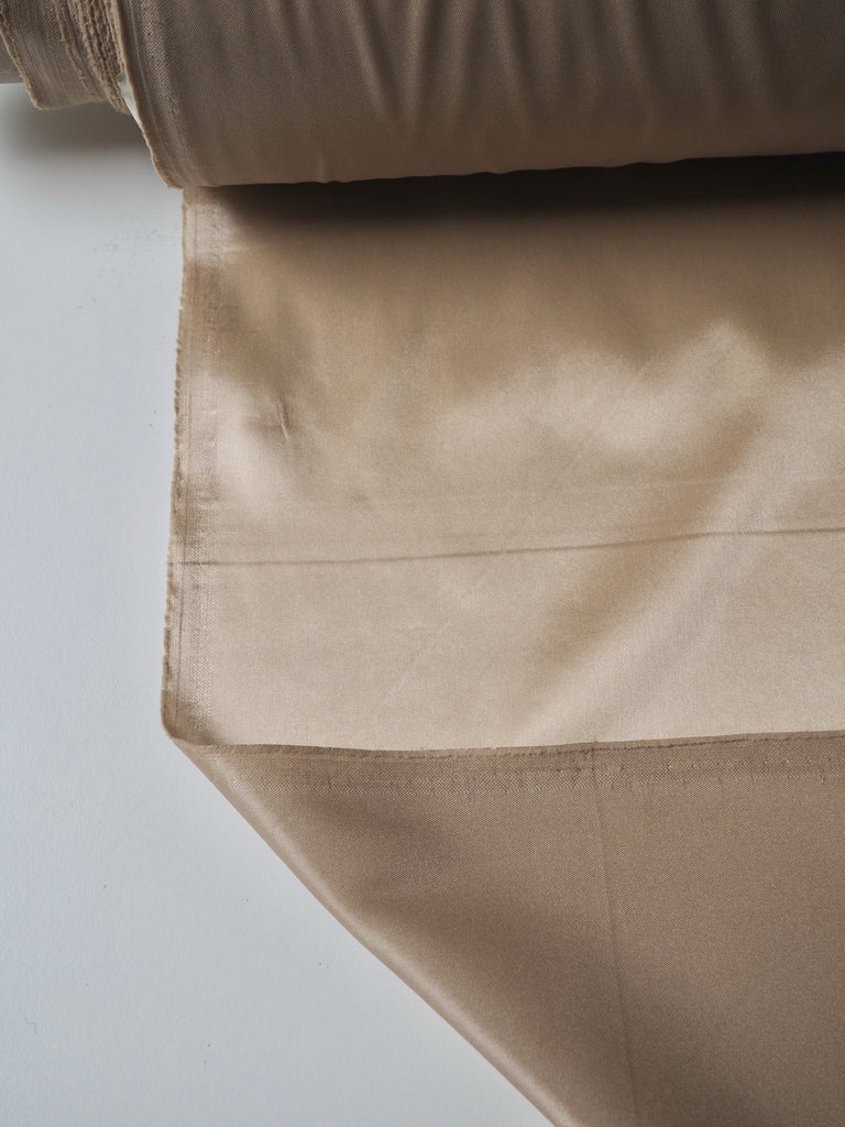 Sand Stretch Acetate Satin Twill Lining
