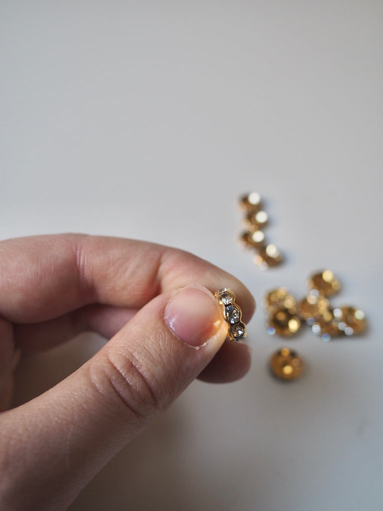 Gold Crystal Beads