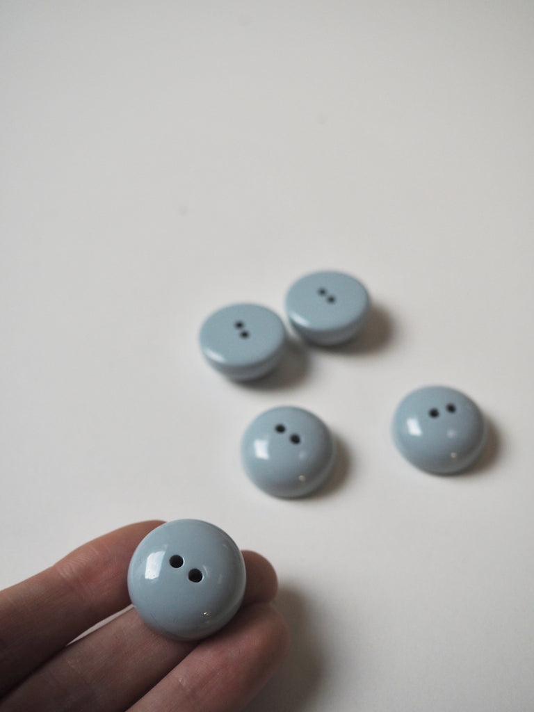 Powder Blue Dome Buttons 23mm/36L
