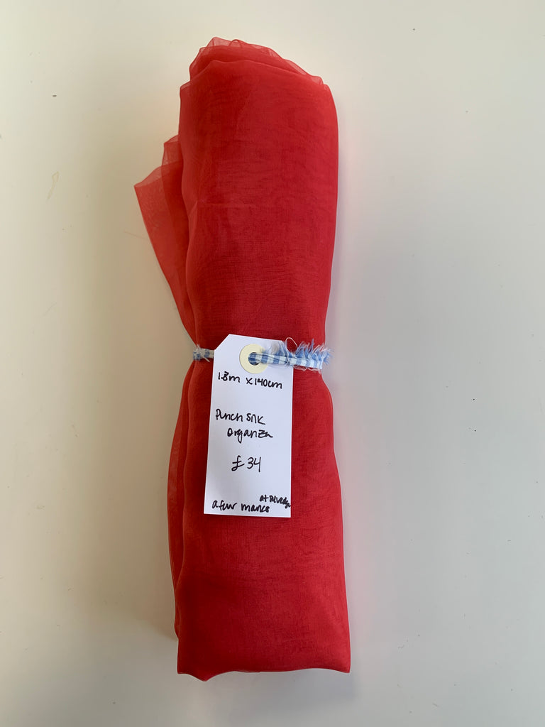 Punch Silk Organza Remnant