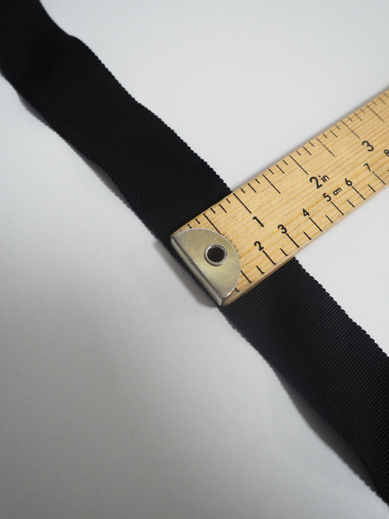 Shindo Black Grosgrain Ribbon 25mm