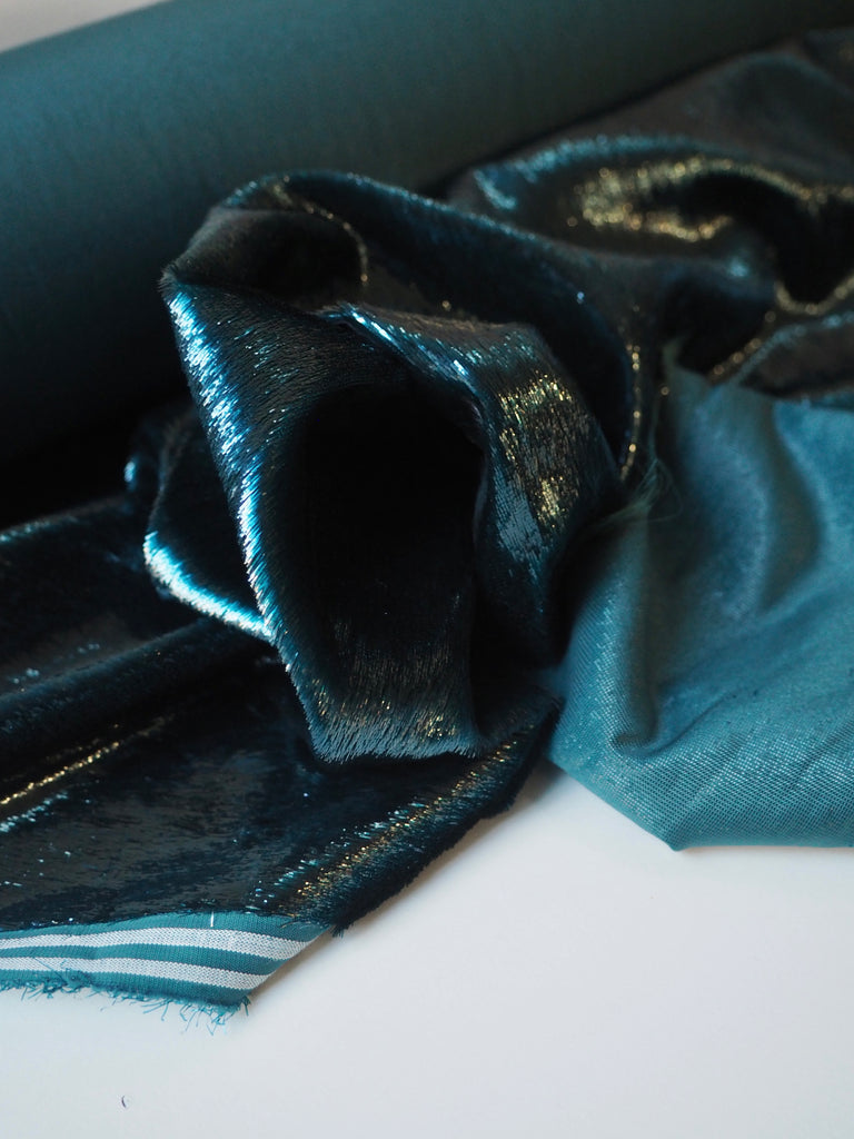 Teal Liquid Velvet