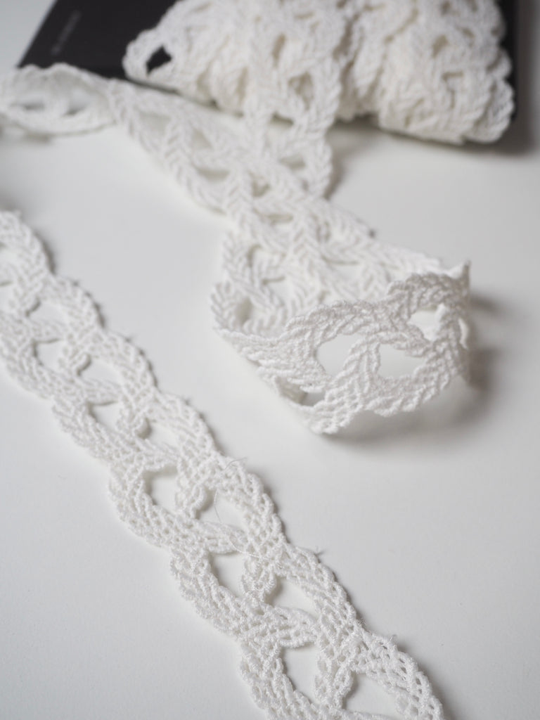 Neotrims Wavy Scallop Edge Lace Crochet Trimming Ribbon Trim Craft By The  Yard
