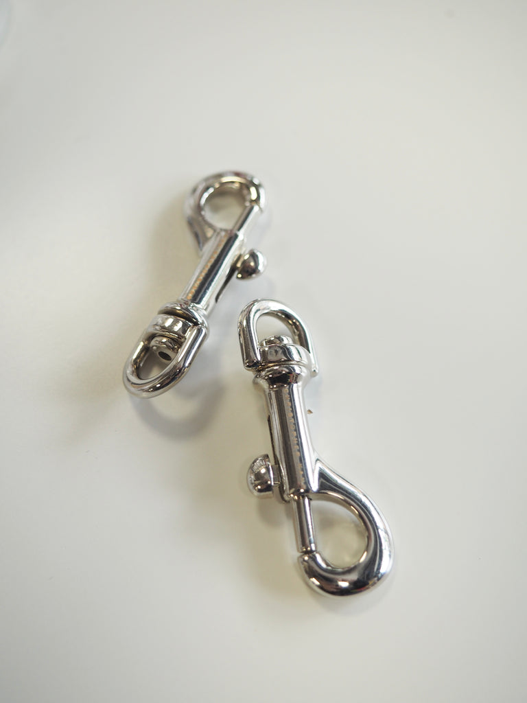 Silver Swivel Spring Hook 4.5cm