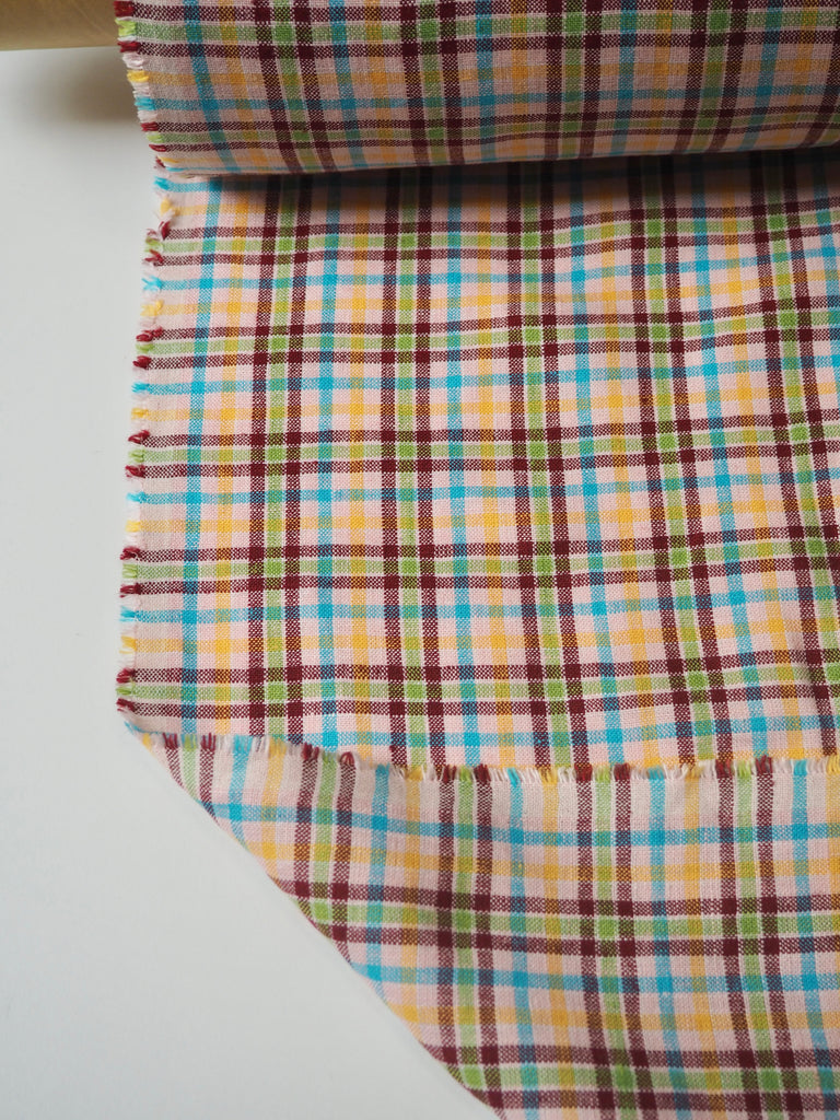 Summertime Plaid Linen