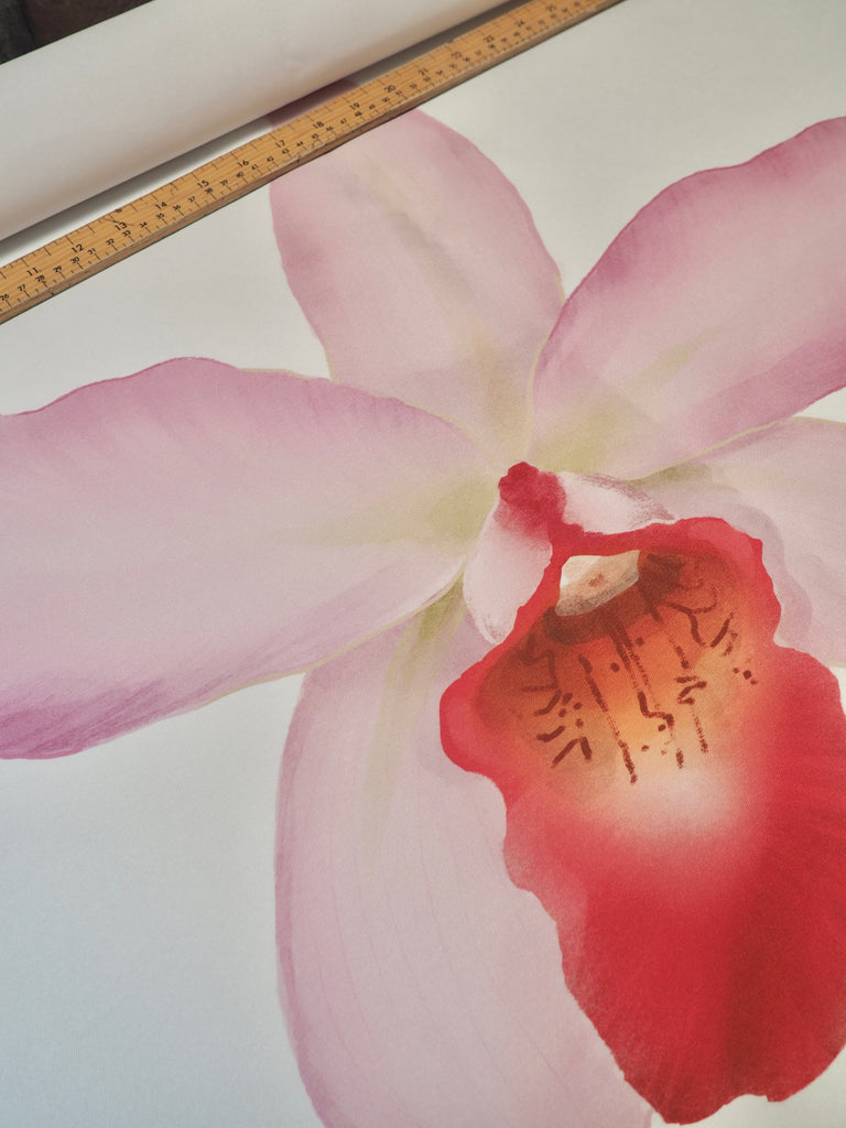 Floral Satin Twill Panels