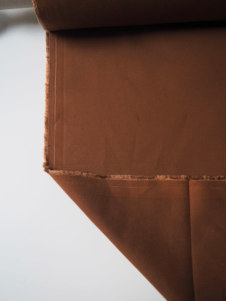 Cinnamon Stretch Cotton + Tencel Twill