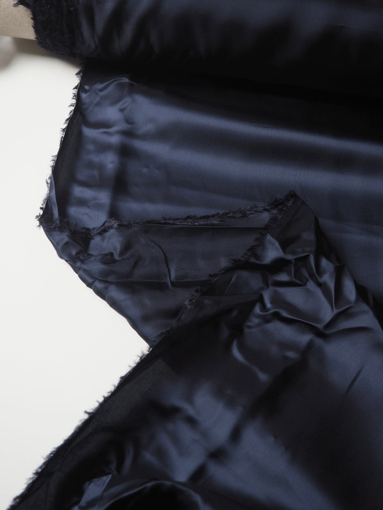 Navy Viscose Twill Lining