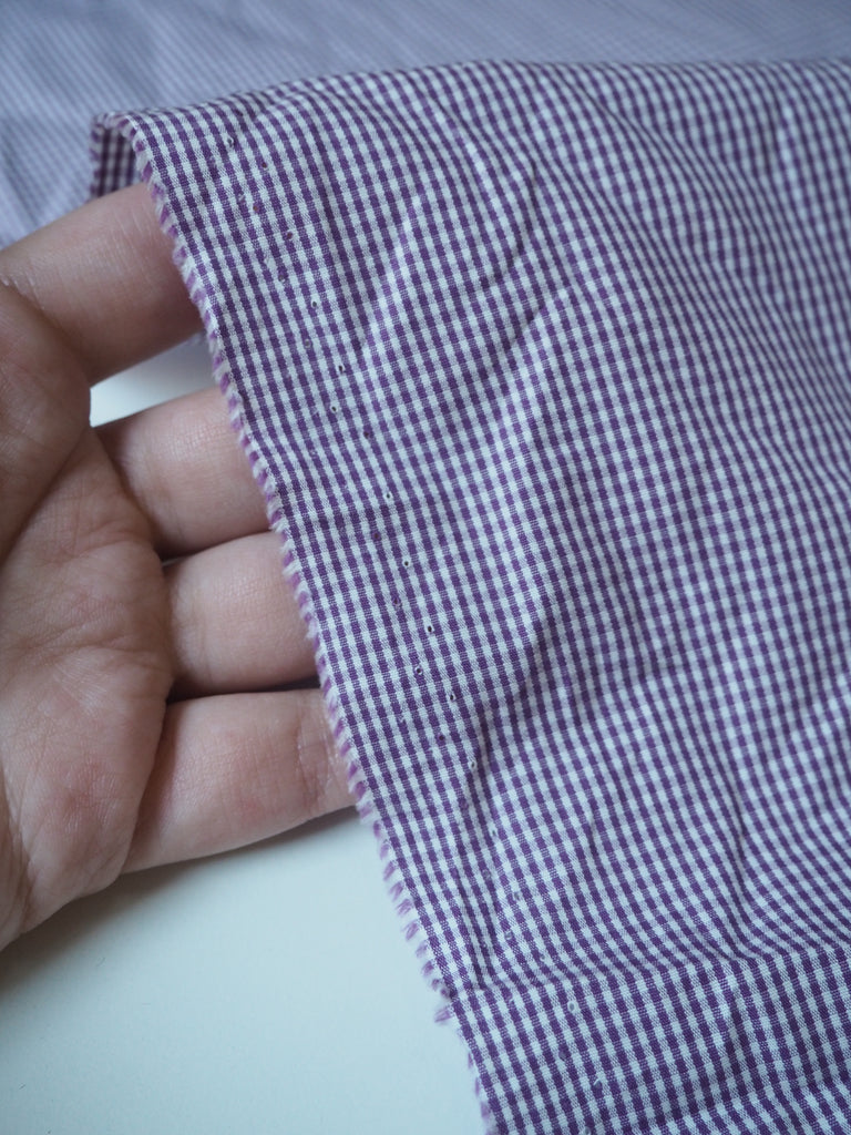 Purple Cotton Gingham