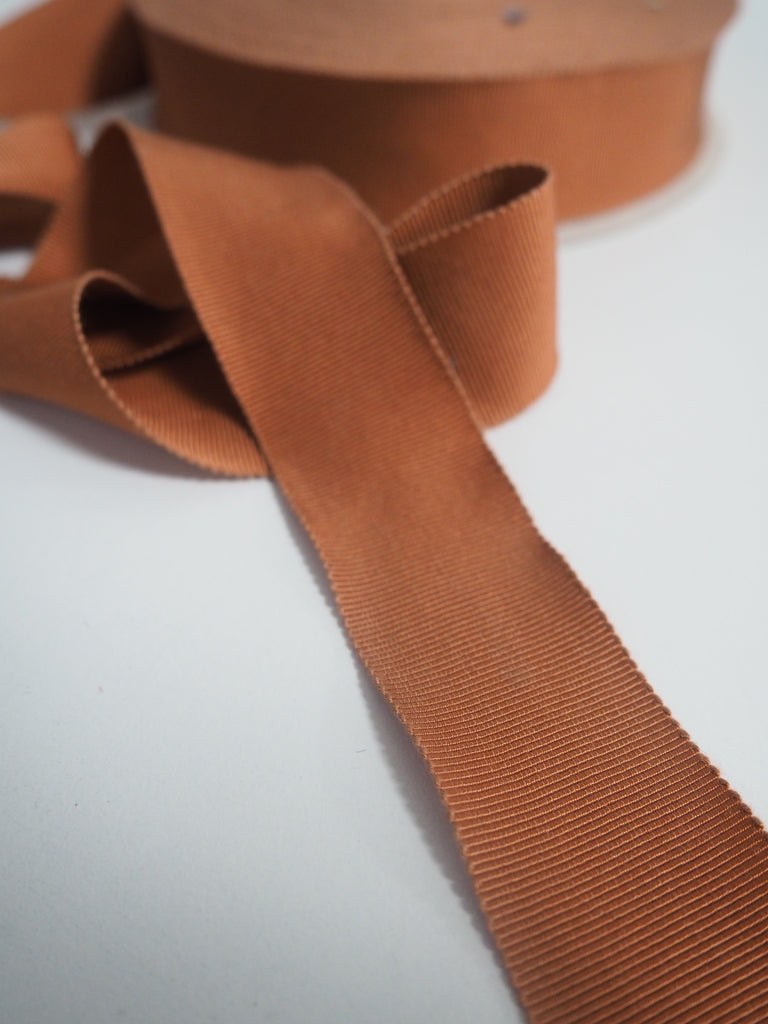 Shindo Light Rust Grosgrain Ribbon 30mm
