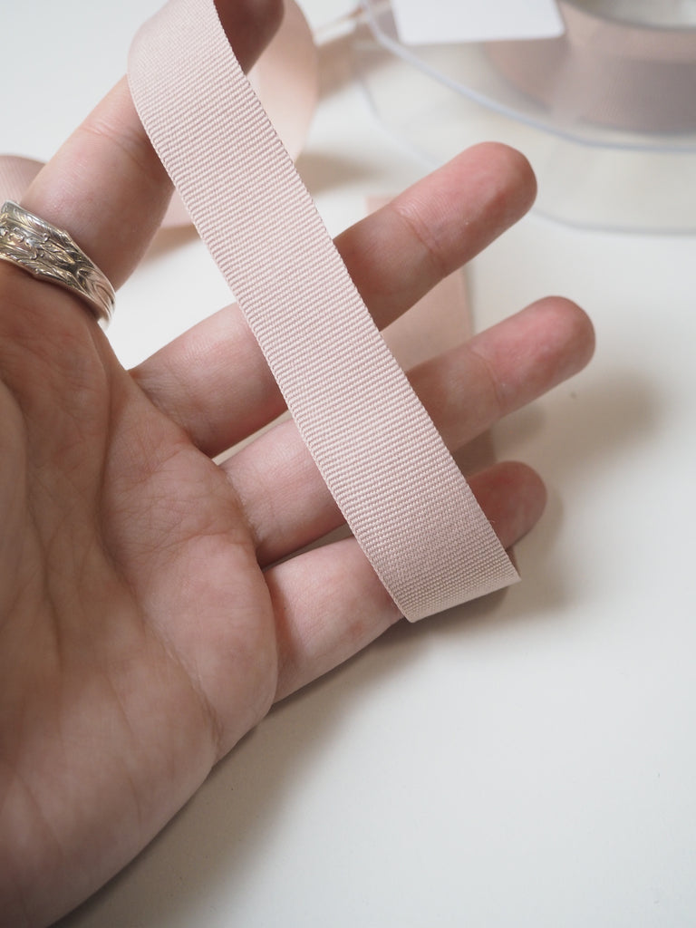 Dusty Pink Grosgrain Ribbon 18mm