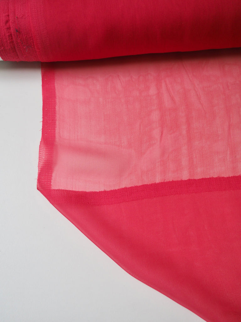 Raspberry Silk Chiffon