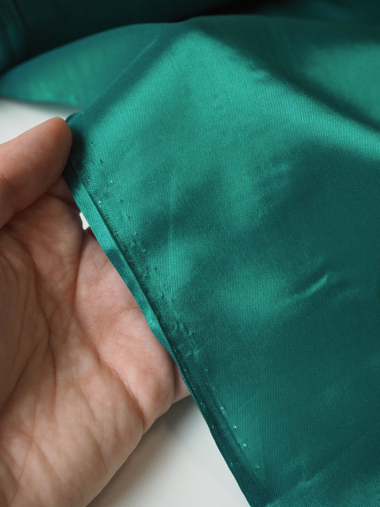 Peacock Stretch Acetate Satin Twill Lining