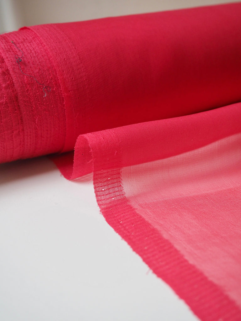 Raspberry Silk Chiffon