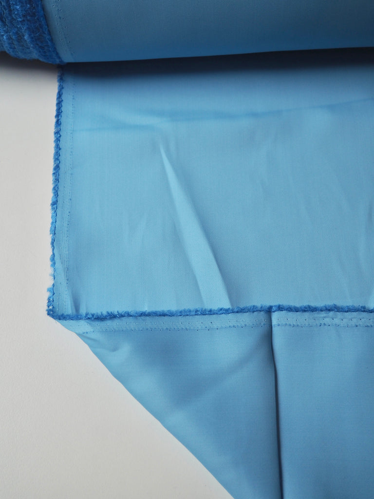 Light Blue Viscose Sateen