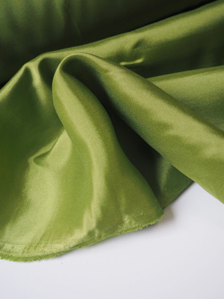 Avocado Viscose Satin Twill Lining