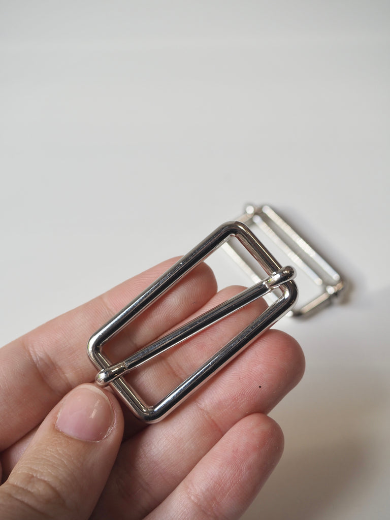 Silver Tri-Slide Buckle 40mm