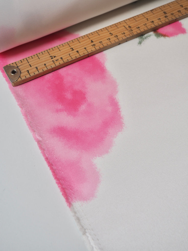 Pink Warp Rose Satin