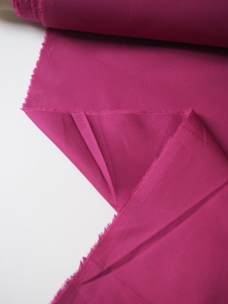 Pink Stretch Cotton Twill