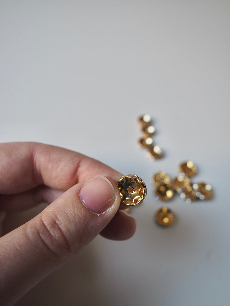 Gold Crystal Beads