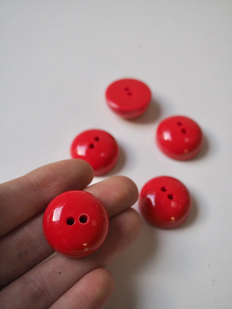Poppy Dome Buttons 23mm/36L