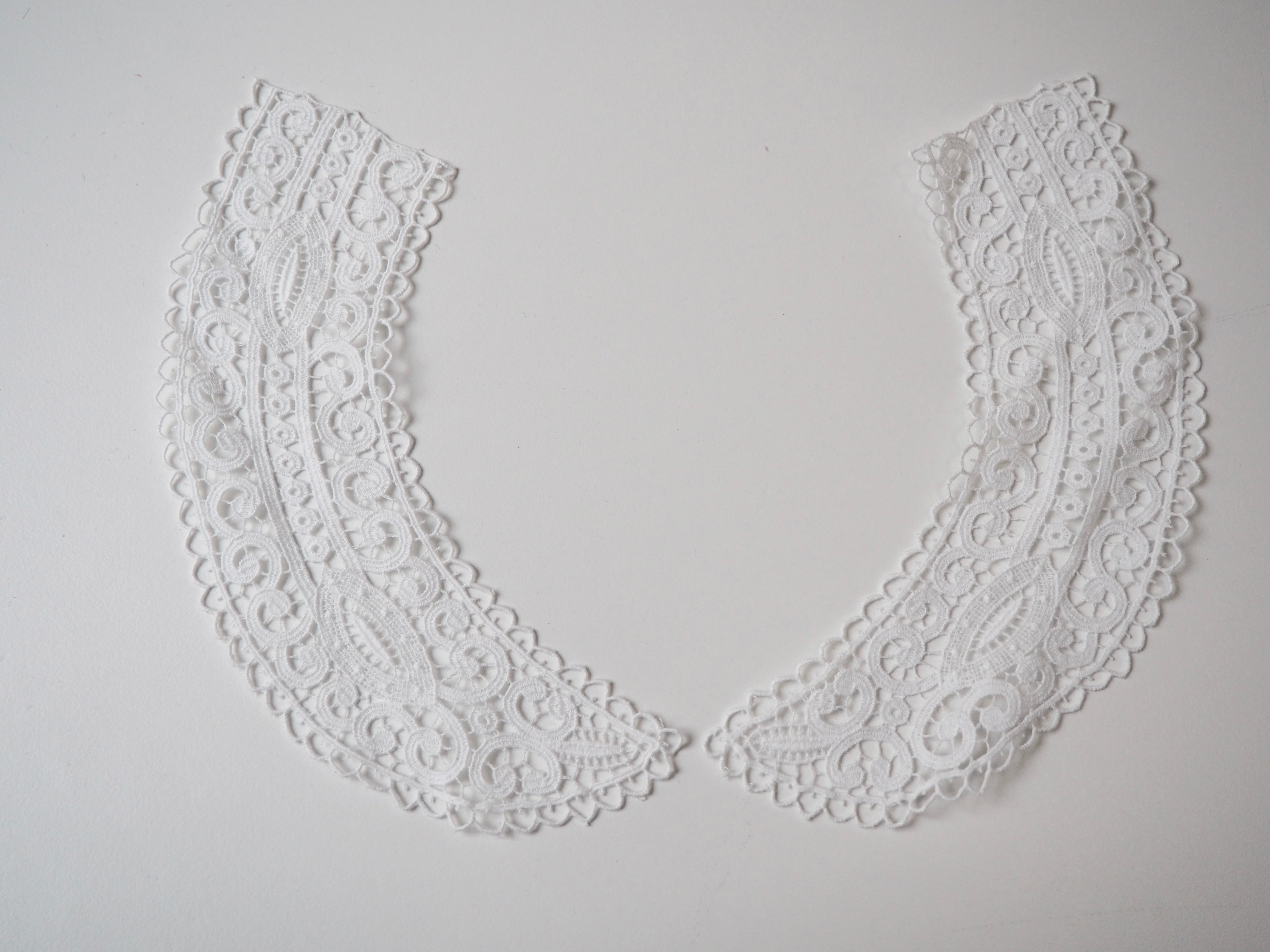 White Cotton Lace Collars – The New Craft House