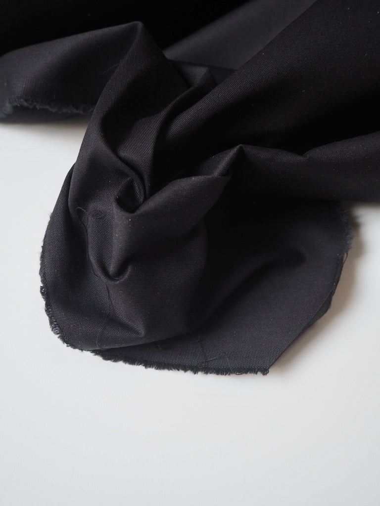 Black Cotton/Poly Twill