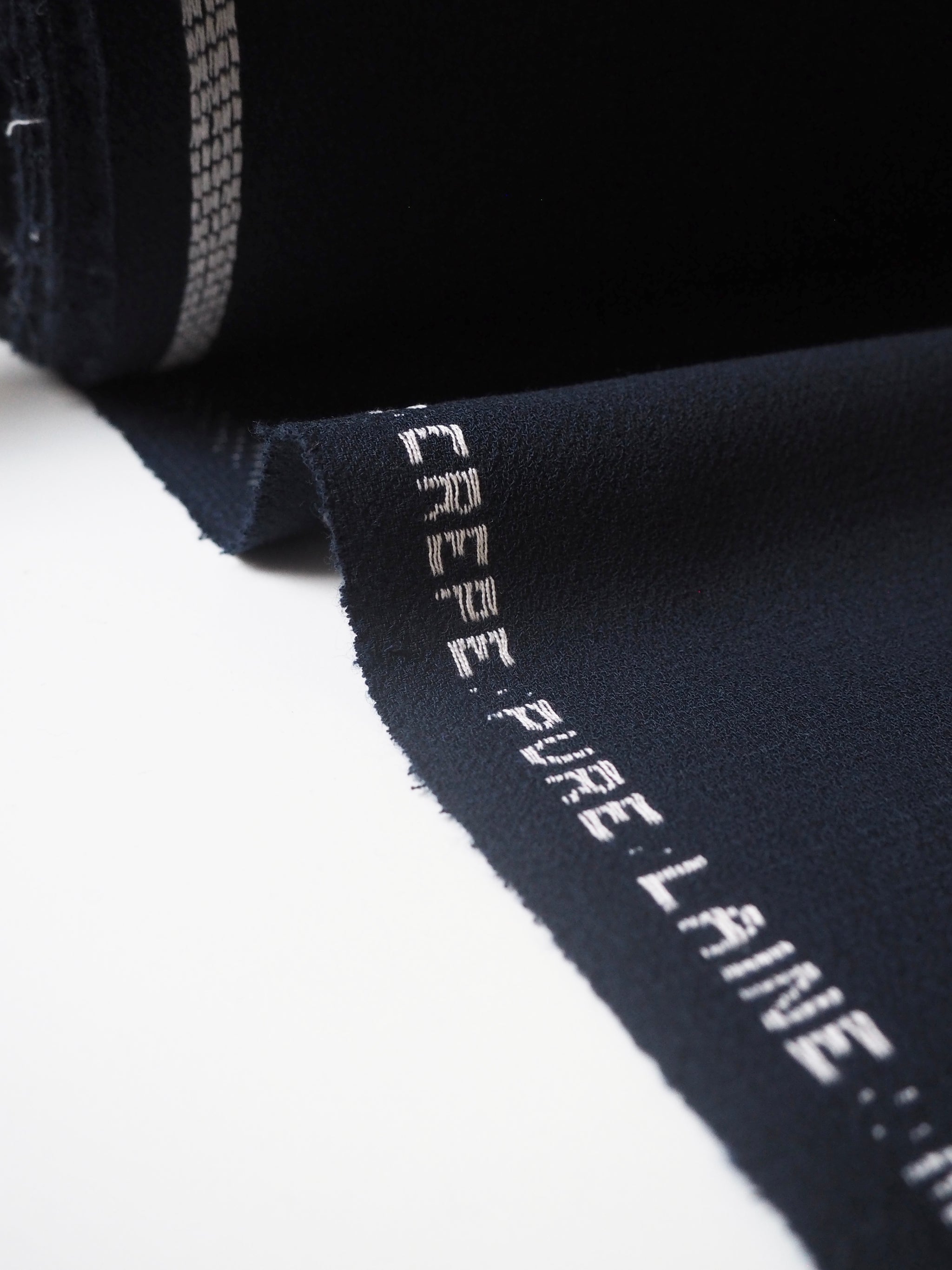 Navy Double Wool Crepe – The New Craft House