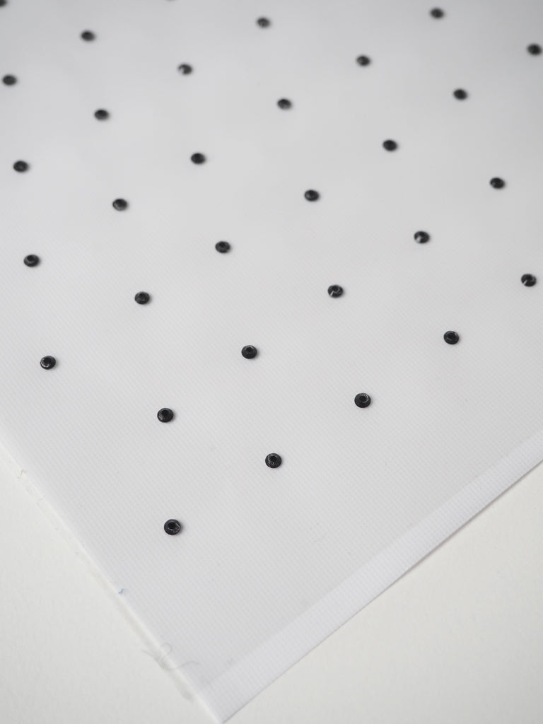 Black Spaced Crystal Hotfix Sheet 3mm