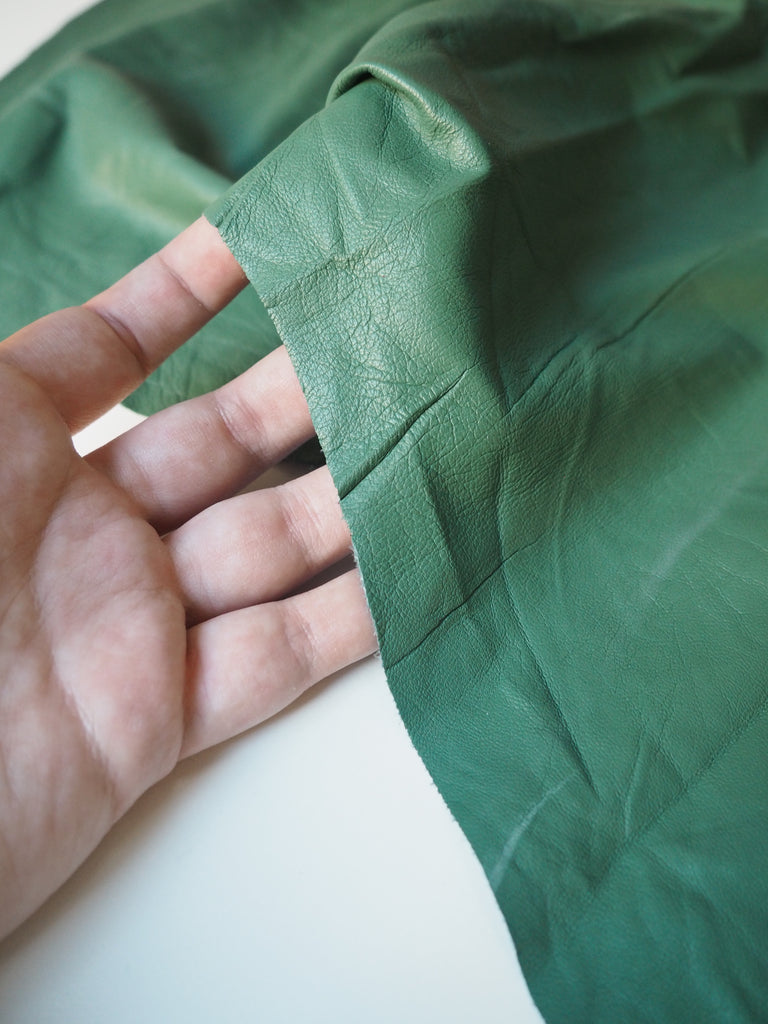 Soft Green Lambskin