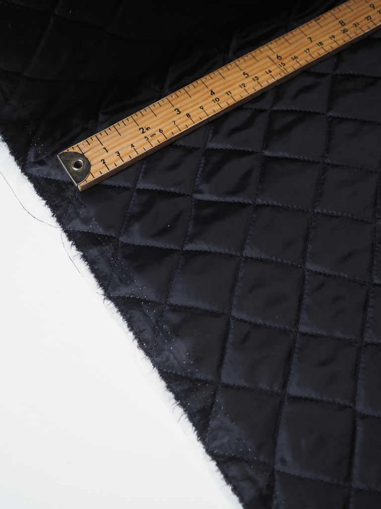 Black Quilted Coating
