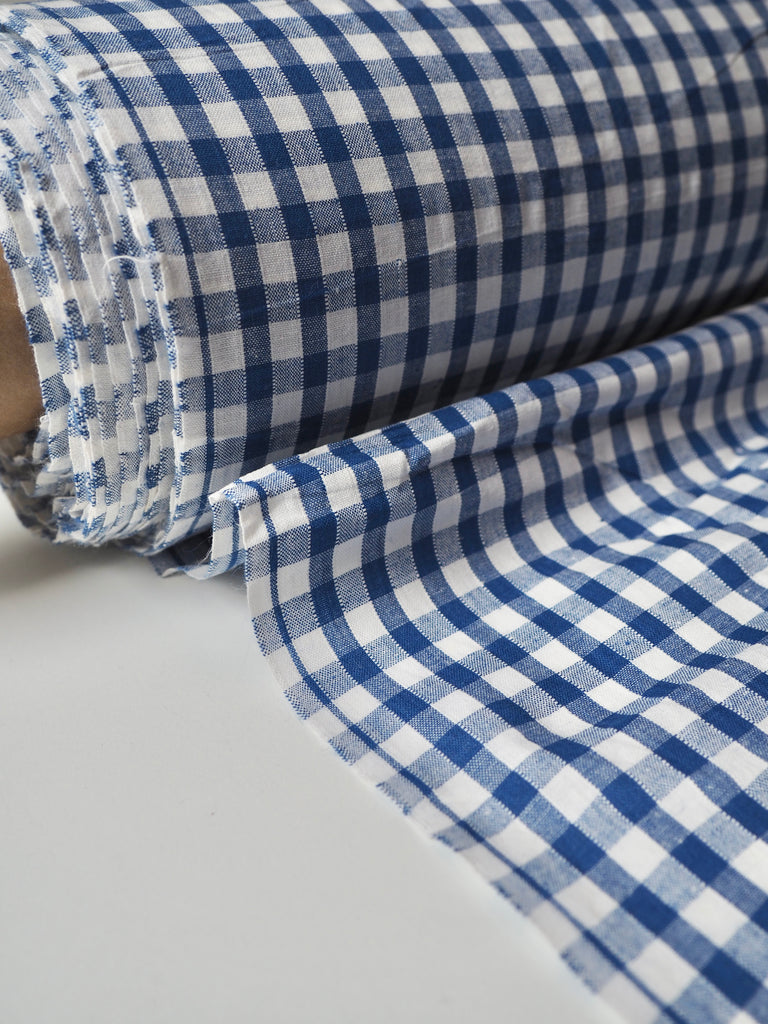 Blue Gingham Cotton
