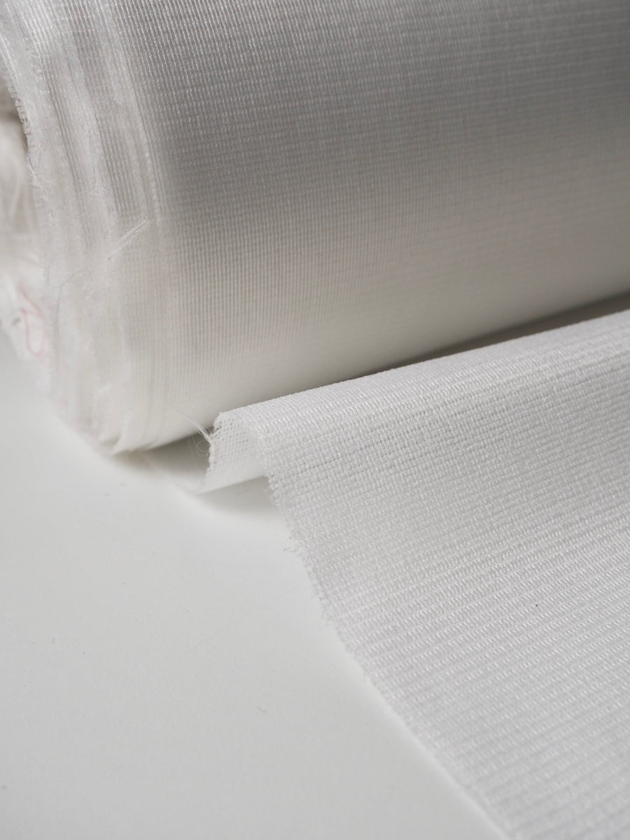 White Heavyweight Satin Nylon Fusible Interfacing – The New Craft House