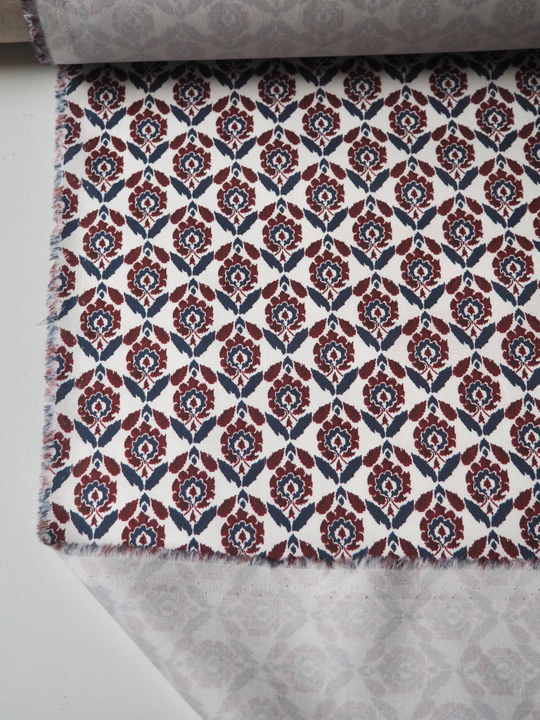 Liberty Red Beyoglu Cotton Twill