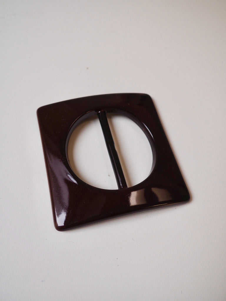Brown Square + Circle Centre Slider 6cm