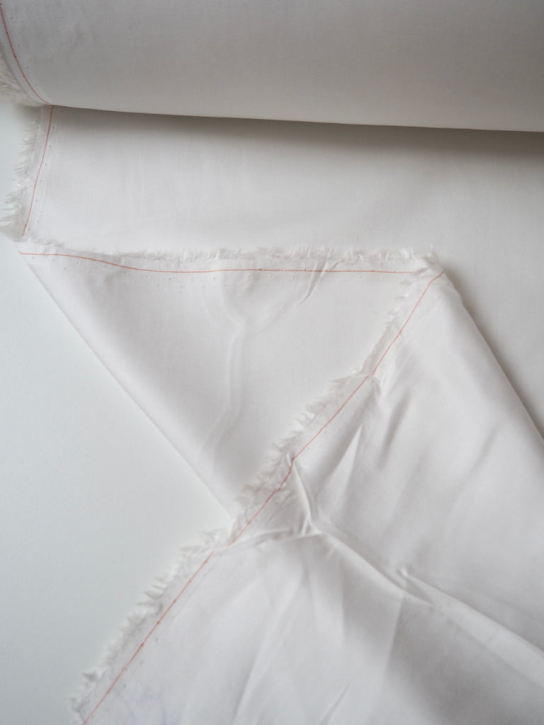 White Sateen Viscose