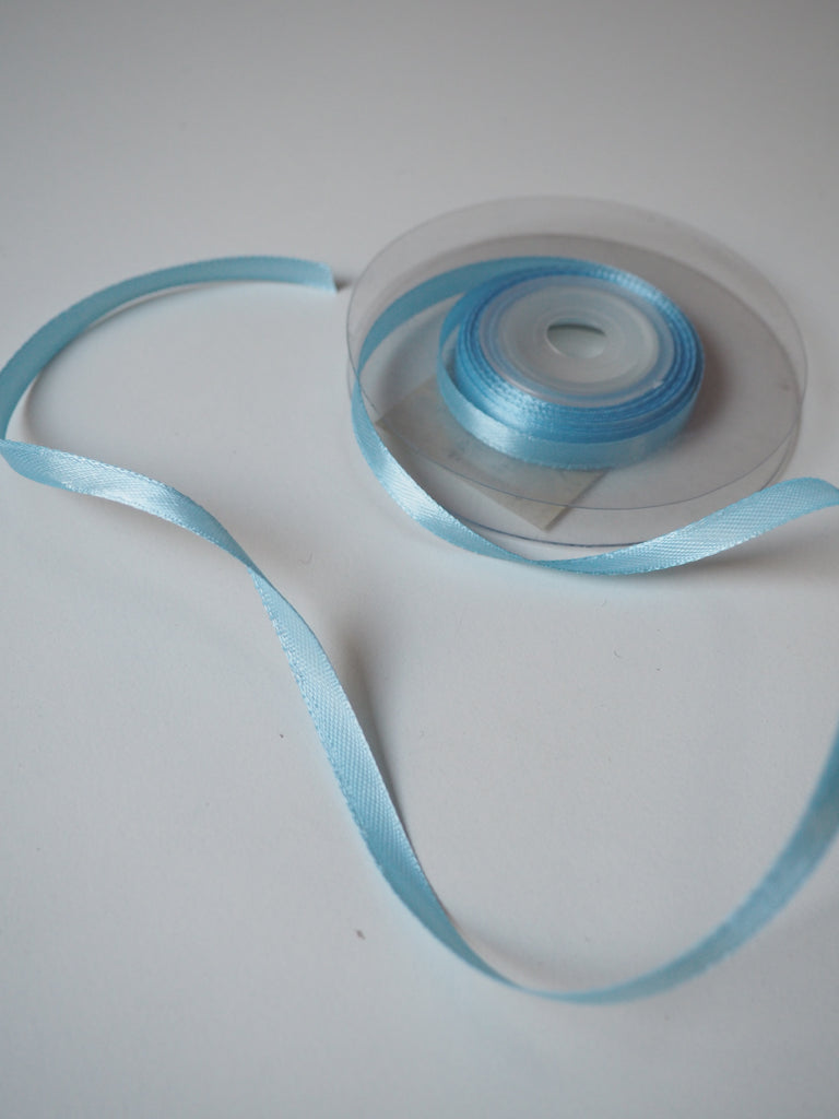 Blue Satin Ribbon 6mm