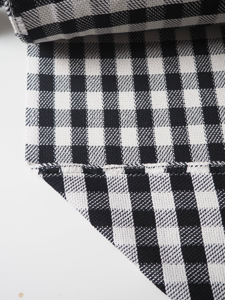 B+W Gingham Cotton Jacquard